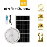 Đèn Ốp Trần Năng Lượng Mặt Trời, Ánh Sáng Trắng [300W] GPC Solar OP300GPC